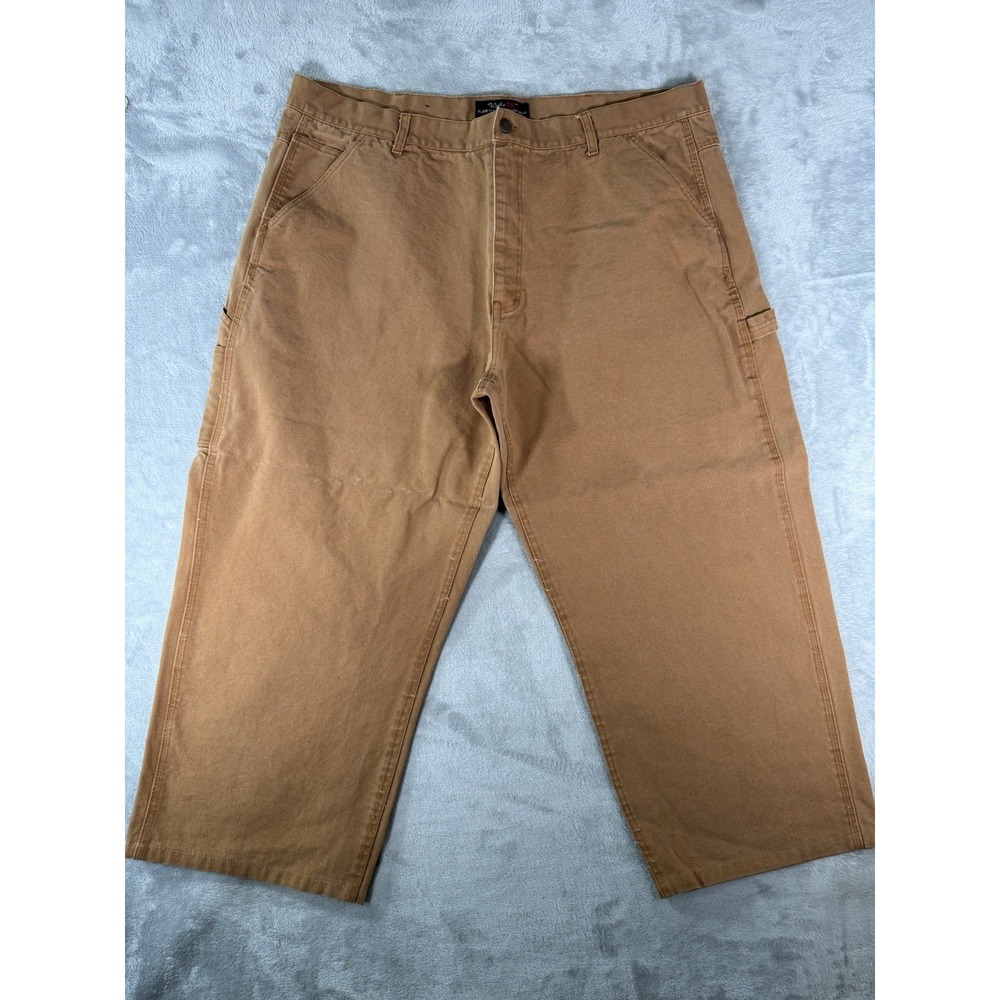 Walls FR Pants Men's 44x26 Brown Flame Resistant Canvas Duck Carpenter Workwear